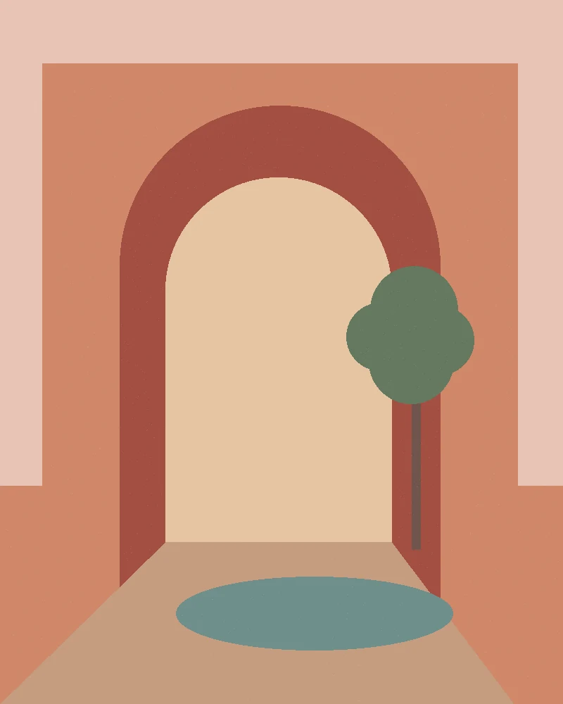 Original architecture illustration — demo placeholder, not an AI result