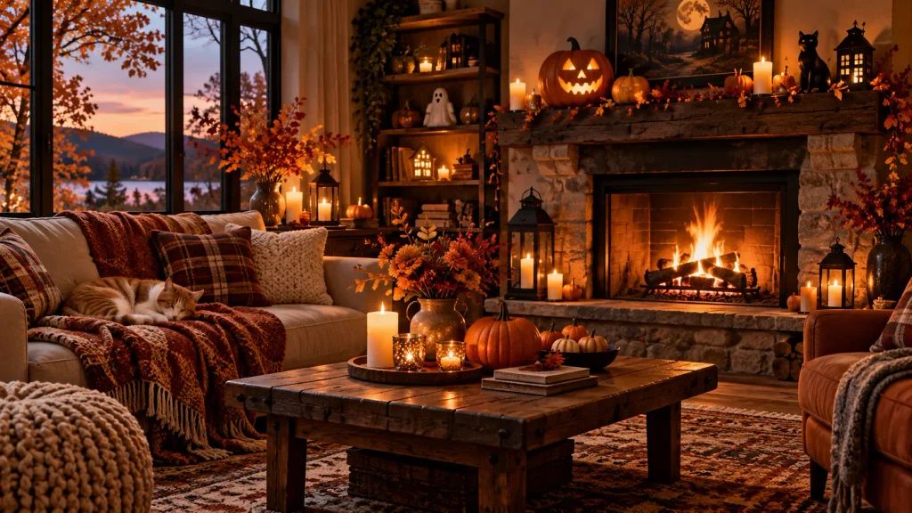 Cozy Halloween Fireside Retreat